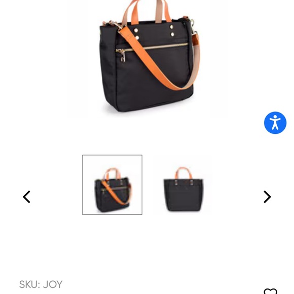 BOULEVARD Black Tote and Crossbody Bag - Picture 6 of 6